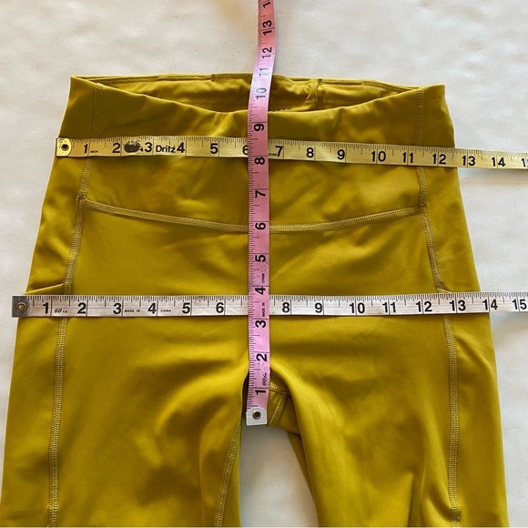 Athleta Ultimate Stash Pocket 7/8 Tight Leggings Womens Size Small Chartreuse - Picture 15 of 16